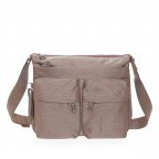 Umhängetasche MD20 QMTX6, Farbe: grau, blau/petrol, taupe/khaki, beige, weiß, Marke: Mandarina Duck, Abmessungen in cm: 33x28x7, Bild 1 von 6