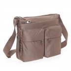 Umhängetasche MD20 QMTX6, Farbe: grau, blau/petrol, taupe/khaki, beige, weiß, Marke: Mandarina Duck, Abmessungen in cm: 33x28x7, Bild 2 von 6