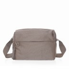 Umhängetasche MD20 QMTV8, Farbe: grau, blau/petrol, taupe/khaki, grün/oliv, rosa/pink, beige, weiß, Marke: Mandarina Duck, Abmessungen in cm: 27.5x21x11, Bild 1 von 4