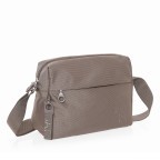 Umhängetasche MD20 QMTV8, Farbe: grau, blau/petrol, taupe/khaki, grün/oliv, rosa/pink, beige, weiß, Marke: Mandarina Duck, Abmessungen in cm: 27.5x21x11, Bild 2 von 4