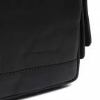 Umhängetasche Riga, Farbe: schwarz, braun, cognac, Marke: The Chesterfield Brand, Abmessungen in cm: 13x24x6, Bild 7 von 7