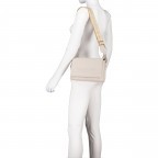 Umhängetasche Noodles Ecru, Farbe: beige, Marke: Valentino Bags, EAN: 8058043733906, Abmessungen in cm: 24.5x17.5x7, Bild 6 von 8