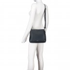 Umhängetasche Como M 31 Blau, Farbe: blau/petrol, Marke: Flanigan, EAN: 4035486011901, Abmessungen in cm: 26x22x9, Bild 5 von 6