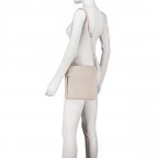 Umhängetasche Nappa, Farbe: schwarz, blau/petrol, braun, beige, weiß, Marke: Hausfelder Manufaktur, Abmessungen in cm: 25x25x2, Bild 5 von 6