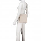 Umhängetasche Nappa, Farbe: schwarz, blau/petrol, braun, beige, weiß, Marke: Hausfelder Manufaktur, Abmessungen in cm: 25x25x2, Bild 4 von 6