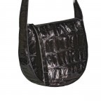 Umhängetasche Kroko Primitivo Lulu S Black Nickel, Farbe: schwarz, Marke: Abro, EAN: 4061724929301, Abmessungen in cm: 23x16x9, Bild 2 von 6