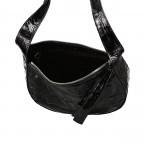 Umhängetasche Kroko Primitivo Lulu S Black Nickel, Farbe: schwarz, Marke: Abro, EAN: 4061724929301, Abmessungen in cm: 23x16x9, Bild 6 von 6