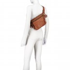 Umhängetasche Cool-Casual Matteo CC-11554 Charming Cognac, Farbe: cognac, Marke: Harbour 2nd, EAN: 4046478062047, Abmessungen in cm: 32.5x19x4, Bild 5 von 6