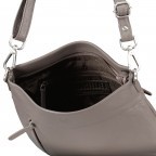 Umhängetasche Nappa, Farbe: schwarz, blau/petrol, taupe/khaki, beige, weiß, Marke: Hausfelder Manufaktur, Abmessungen in cm: 22.5x24.5x6.5, Bild 6 von 6