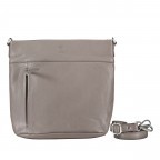Umhängetasche Nappa, Farbe: schwarz, blau/petrol, taupe/khaki, beige, weiß, Marke: Hausfelder Manufaktur, Abmessungen in cm: 22.5x24.5x6.5, Bild 1 von 6