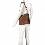 Umhängetasche Just-Pure Gundi JP-12128 Charming Cognac, Farbe: cognac, Marke: Harbour 2nd, EAN: 4046478072053, Abmessungen in cm: 35x26.5x5.5, Bild 4 von 7