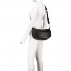 Umhängetasche Pigalle mit zwei Schulterriemen, Farbe: schwarz, weiß, Marke: Valentino Bags, Abmessungen in cm: 30x18x9.5, Bild 7 von 8