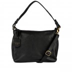 Umhängetasche Finja Shoulderbag, Farbe: schwarz, cognac, Marke: Flanigan, Abmessungen in cm: 24.5x22x9, Bild 1 von 9