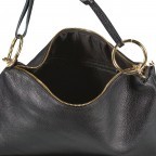 Umhängetasche Dollaro, Farbe: schwarz, braun, beige, weiß, Marke: Hausfelder Manufaktur, Abmessungen in cm: 35x25x1, Bild 7 von 7