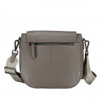 Satteltasche Just-Pure Lili JP-13093, Farbe: anthrazit, blau/petrol, taupe/khaki, Marke: Harbour 2nd, Abmessungen in cm: 26x24x10, Bild 3 von 6