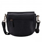 Satteltasche Nappa mit Goldfittings, Farbe: schwarz, braun, Marke: Hausfelder Manufaktur, Abmessungen in cm: 20.5x18x7.5, Bild 3 von 6