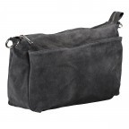 Umhängetasche Velours, Farbe: anthrazit, braun, taupe/khaki, grün/oliv, beige, Marke: Hausfelder Manufaktur, Abmessungen in cm: 29x17.5x10.5, Bild 2 von 7
