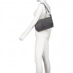 Umhängetasche Velours, Farbe: anthrazit, braun, taupe/khaki, grün/oliv, beige, Marke: Hausfelder Manufaktur, Abmessungen in cm: 29x17.5x10.5, Bild 4 von 7