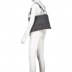 Umhängetasche Velours, Farbe: anthrazit, grau, braun, taupe/khaki, grün/oliv, beige, Marke: Hausfelder Manufaktur, Abmessungen in cm: 35x26x1.5, Bild 5 von 9