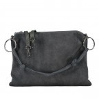 Umhängetasche Velours, Farbe: anthrazit, grau, braun, taupe/khaki, grün/oliv, beige, Marke: Hausfelder Manufaktur, Abmessungen in cm: 35x26x1.5, Bild 1 von 9