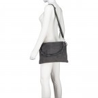Umhängetasche Velours, Farbe: anthrazit, grau, braun, taupe/khaki, grün/oliv, beige, Marke: Hausfelder Manufaktur, Abmessungen in cm: 35x26x1.5, Bild 6 von 9