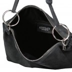 Umhängetasche Velours, Farbe: anthrazit, grau, braun, taupe/khaki, grün/oliv, beige, Marke: Hausfelder Manufaktur, Abmessungen in cm: 35x26x1.5, Bild 8 von 9