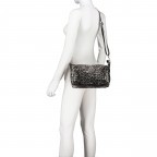 Umhängetasche Leoprint, Marke: Hausfelder Manufaktur, Abmessungen in cm: 26.5x17x11, Bild 7 von 8