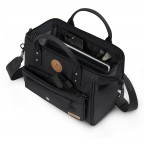 Umhängetasche Crossbody mit austauschbarer Fronttasche, Farbe: schwarz, blau/petrol, cognac, beige, Marke: Cabaia, Abmessungen in cm: 26x20x11, Bild 7 von 8