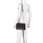 Umhängetasche Cresidia, Farbe: schwarz, beige, Marke: Guess, Abmessungen in cm: 24x16x8.5, Bild 4 von 6