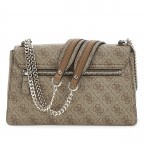 Umhängetasche Zamira 4G-Logo, Farbe: anthrazit, cognac, taupe/khaki, Marke: Guess, Abmessungen in cm: 25.5x15.5x7, Bild 3 von 7