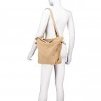 Umhängetasche Cool Companion Suede M mit herausnehmbarem Beutel TAUPE/Mocha, Farbe: taupe/khaki, Marke: Hey Marly, EAN: 4262484652755, Abmessungen in cm: 24x38x18, Bild 5 von 6