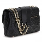 Umhängetasche Adelasia 4G-Logo, Farbe: schwarz, cognac, Marke: Guess, Abmessungen in cm: 24.5x15.5x7, Bild 3 von 8