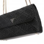 Umhängetasche Adelasia 4G-Logo, Farbe: schwarz, cognac, Marke: Guess, Abmessungen in cm: 24.5x15.5x7, Bild 8 von 8