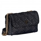 Umhängetasche Adelasia 4G-Logo, Farbe: schwarz, cognac, Marke: Guess, Abmessungen in cm: 24.5x15.5x7, Bild 2 von 8
