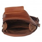 Umhängetasche Bowey, Farbe: schwarz, cognac, Marke: The Chesterfield Brand, Abmessungen in cm: 17x30x4, Bild 5 von 7