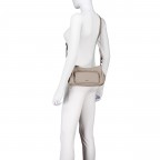 Umhängetasche Bel 2.0 Shoulder Bag, Farbe: schwarz, rot/weinrot, beige, Marke: HUGO, Abmessungen in cm: 24.5x15.5x7.5, Bild 7 von 8