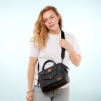 Umhängetasche Crossbody M, Farbe: anthrazit, rosa/pink, beige, Marke: Cabaia, Abmessungen in cm: 26x20x11, Bild 4 von 6