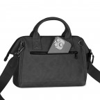 Umhängetasche Crossbody M, Farbe: anthrazit, rosa/pink, beige, Marke: Cabaia, Abmessungen in cm: 26x20x11, Bild 5 von 6