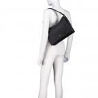 Umhängetasche Mara M, Farbe: schwarz, braun, Marke: AIGNER, Abmessungen in cm: 32x23x9.5, Bild 4 von 7