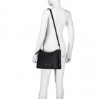 Umhängetasche Mara M, Farbe: schwarz, braun, Marke: AIGNER, Abmessungen in cm: 32x23x9.5, Bild 5 von 7