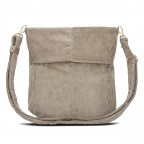 Umhängetasche Mademoiselle M90 Cord, Farbe: grau, beige, Marke: Zwei, Abmessungen in cm: 27x28x13, Bild 6 von 7