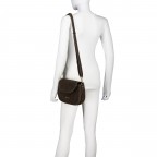 Umhängetasche Big Sister Suede, Farbe: braun, taupe/khaki, Marke: Hey Marly, Abmessungen in cm: 25x17.5x6, Bild 6 von 8