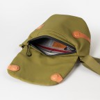 Umhängetasche Japan Kazo, Farbe: schwarz, blau/petrol, taupe/khaki, grün/oliv, flieder/lila, beige, Marke: Aunts & Uncles, Abmessungen in cm: 29x18x7, Bild 5 von 6