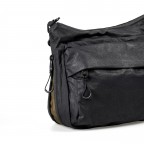 Umhängetasche Japan Re-Lite Nanuki erweiterbar, Farbe: schwarz, blau/petrol, beige, Marke: Aunts & Uncles, Abmessungen in cm: 28x21x9.5, Bild 7 von 7