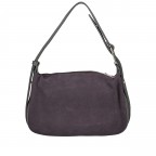 Umhängetasche Velours, Farbe: grau, braun, taupe/khaki, grün/oliv, rot/weinrot, beige, Marke: Hausfelder Manufaktur, Abmessungen in cm: 28x17x9.5, Bild 3 von 7