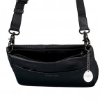 Umhängetasche Mellow Leather FZT17, Farbe: schwarz, blau/petrol, Marke: Mandarina Duck, Abmessungen in cm: 24x22.7x6.5, Bild 6 von 6