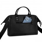 Umhängetasche Crossbody L, Farbe: schwarz, blau/petrol, Marke: Cabaia, Abmessungen in cm: 30x22x14, Bild 7 von 7