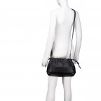 Umhängetasche Bohemian Vibes Bloom, Farbe: schwarz, blau/petrol, beige, Marke: Aunts & Uncles, Abmessungen in cm: 34x21x13, Bild 7 von 9