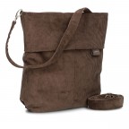 Umhängetasche Mademoiselle M12 Cord, Farbe: braun, beige, Marke: Zwei, Abmessungen in cm: 31x32x13, Bild 2 von 7