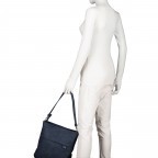 Umhängetasche Mademoiselle M12, Farbe: schwarz, anthrazit, grau, blau/petrol, braun, cognac, taupe/khaki, grün/oliv, rot/weinrot, rosa/pink, orange, gelb, beige, Marke: Zwei, Abmessungen in cm: 32x31x13, Bild 4 von 9